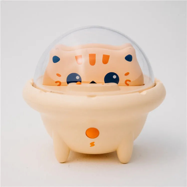 Cartoon bear and cat design fast charging power bank for Apple iPhones with plastic case.