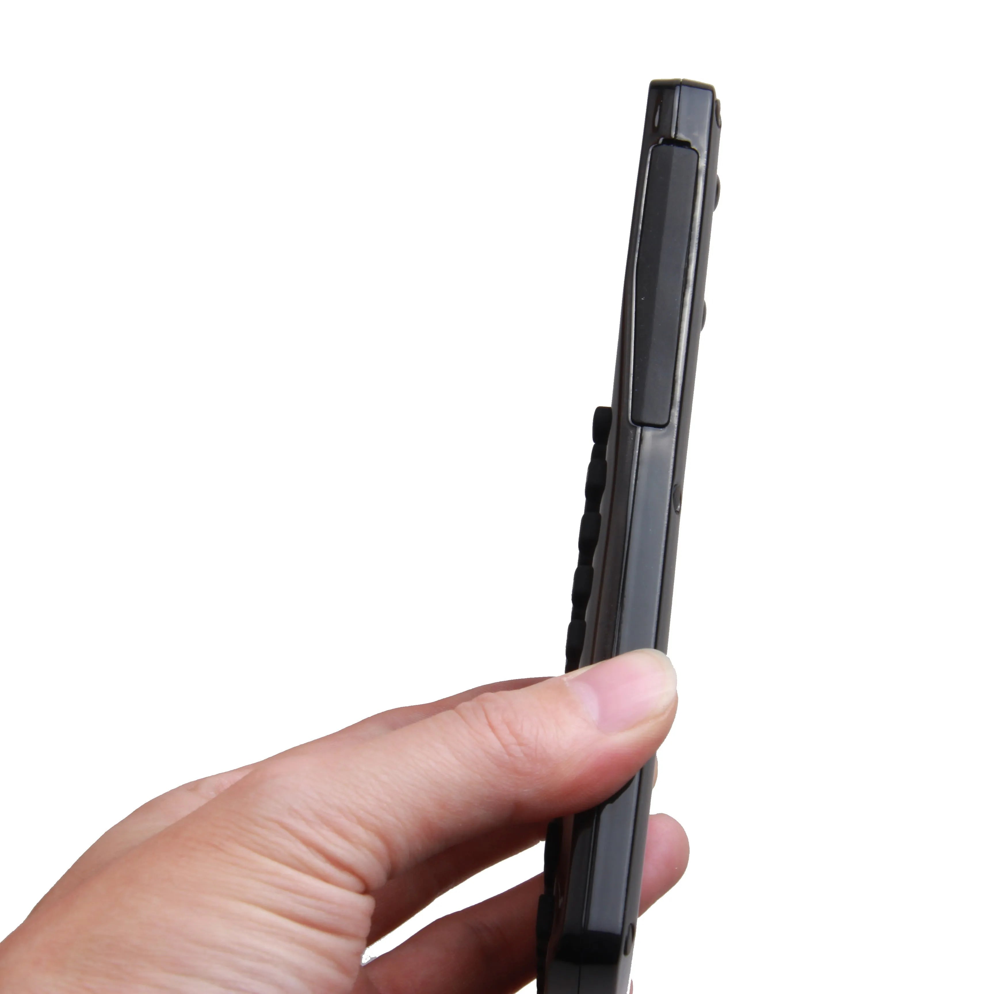 Black multifunctional e-book reader with 2.8cm screen displaying text, featuring adjustable strap and media playback controls.