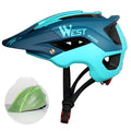 Cycling helmet for men and women with 13 wind holes in black colour