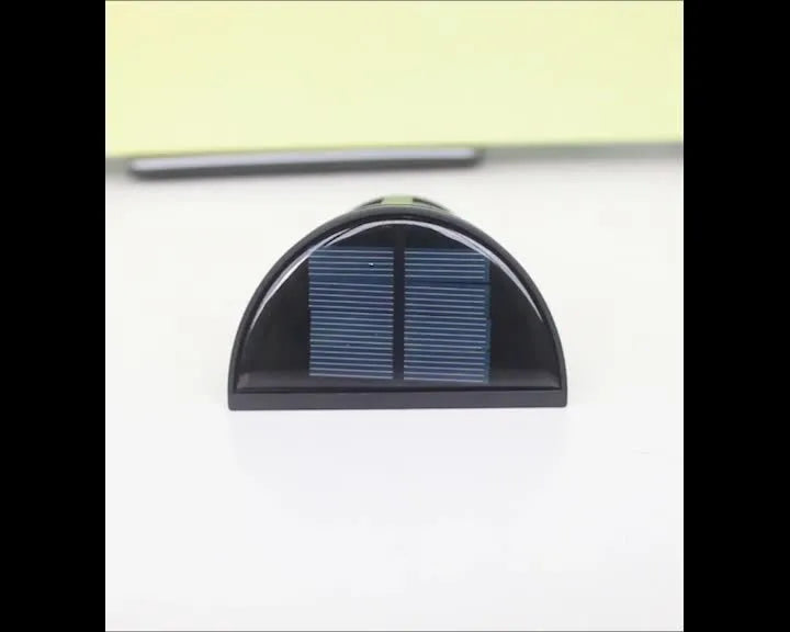 Solar wall lamp with 6 LED lights for outdoor garden and courtyard illumination