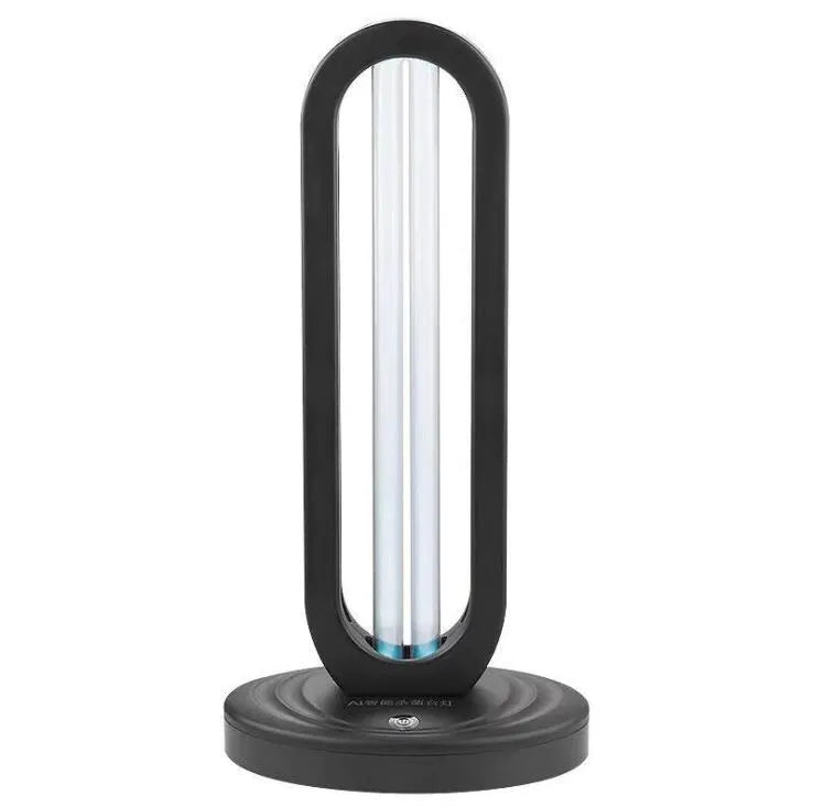 38W UV disinfection lamp with ozone steriliser, white plastic housing, remote control, 200x140x400mm, UK plug