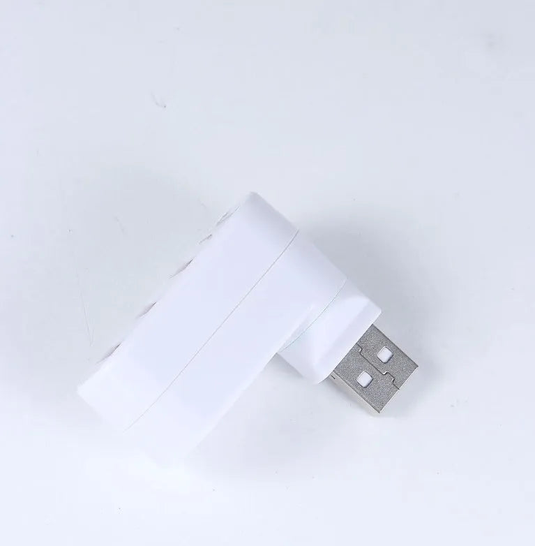 USB 2.0 hub splitter with four ports available in black or white colour options