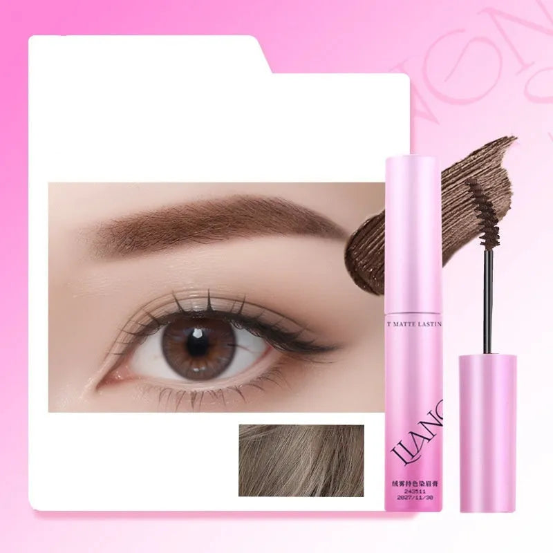 Velvet finish eyebrow cream in grey, brown and black shades with 4.5g content