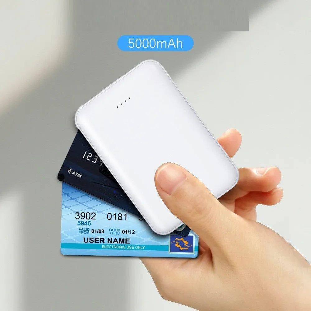 Portable mini mobile power supply with plastic shell