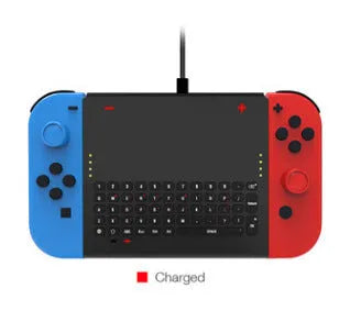 Black felt pouch bag for Nintendo Switch with game card slots and double layer storage compartments