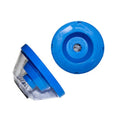 Blue bowl-shaped electric hammer dust cover accessory for collecting drilling debris