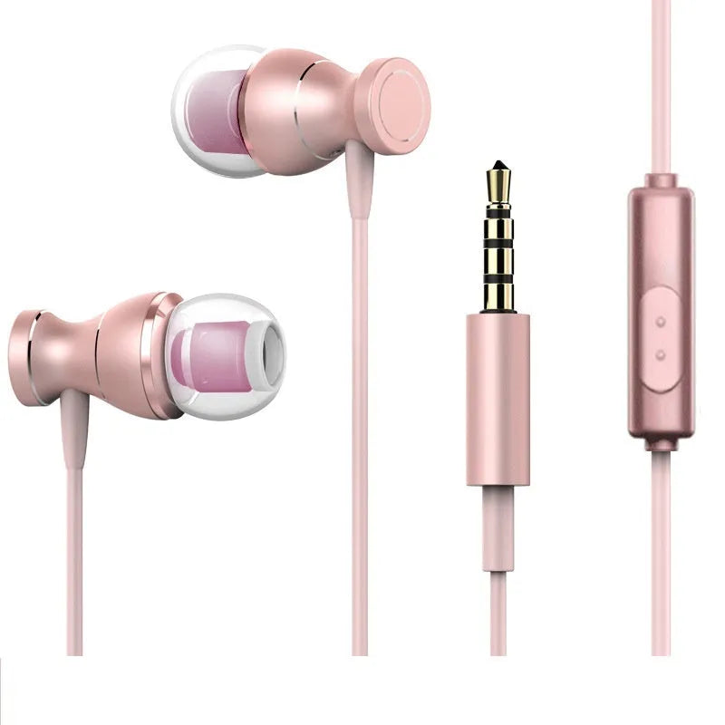 Universal in-ear headphones with 3.5mm plug and TPE cable in choice of colours