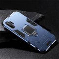 Iron Man magnetic back case for Samsung Galaxy phone in black, blue, or red.