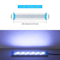 Ultra-thin aquarium light with blue and white LEDs for fish tanks