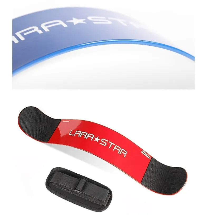 LARASTAR Arm Blaster Pro aluminium plate biceps support in black, 58cm long, with 200kg capacity