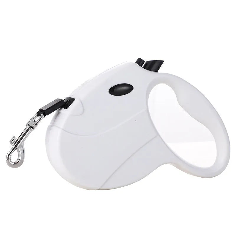 Automatic telescopic traction rope for pets, ABS retractable dog lead, 140x168mm, Footprint and Dog Head designs