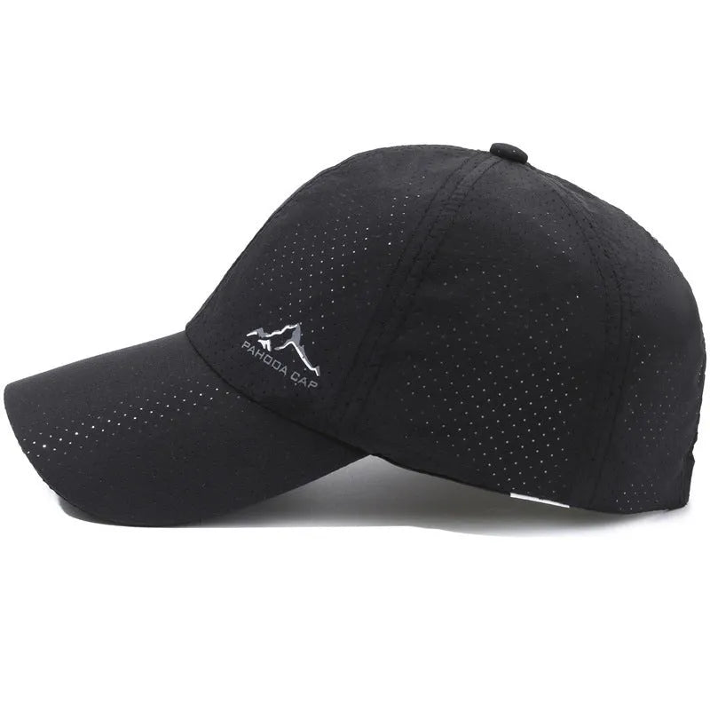 Korean style baseball cap with adjustable closure and dome crown in multiple colour options