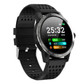 T2 smart bracelet with 1.3-inch colour screen showing heart rate and step count display