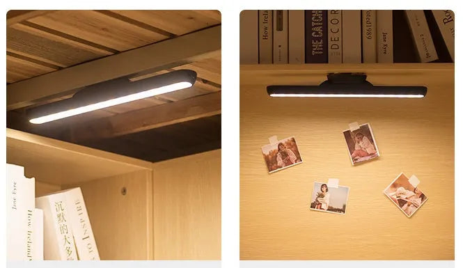 Cool charge type magnet adsorption eye protection desk lamp LED light bar with USB cable on desk