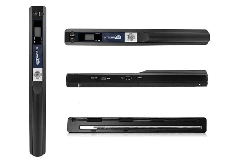 Portable A4 document scanner 900DPI CIS USB 255x33x25mm on desk