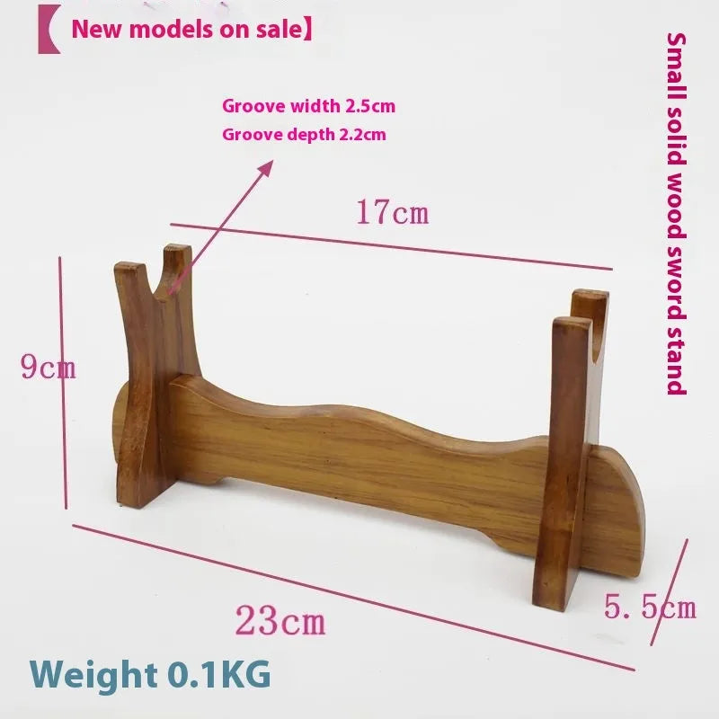 Handmade Chinese-style wooden multi-layer bracket shelf on a wall
