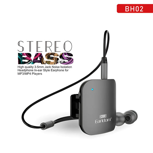 Bluetooth lavalier running headset with clip attachment and multiple colour options