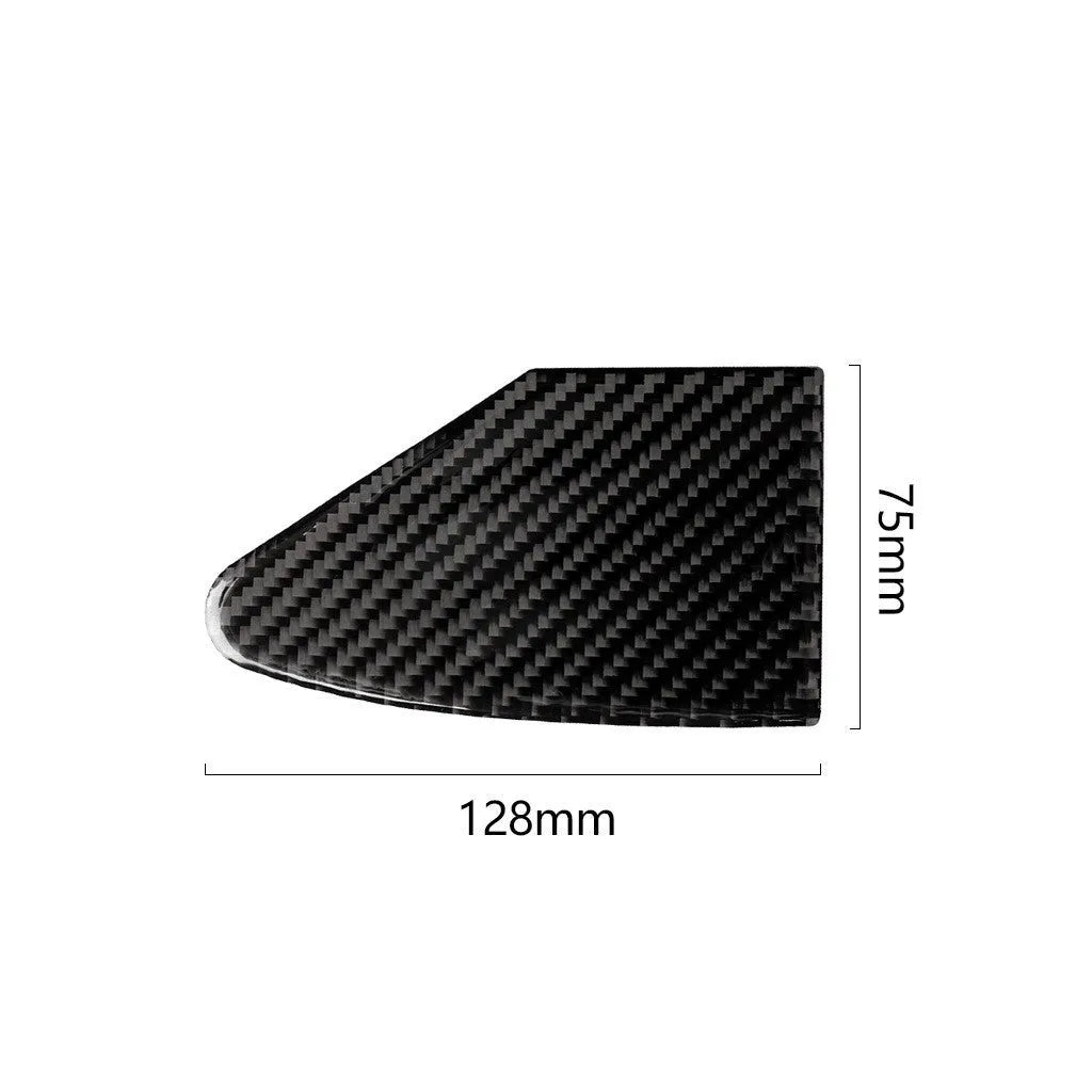Carbon fibre USB charging port panel sticker with 3M adhesive backing