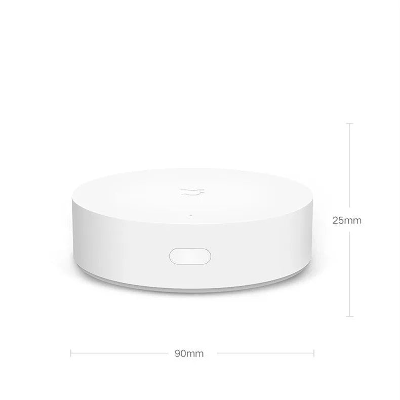 Xiaomijia white smart home gateway with UK plug for wireless remote control