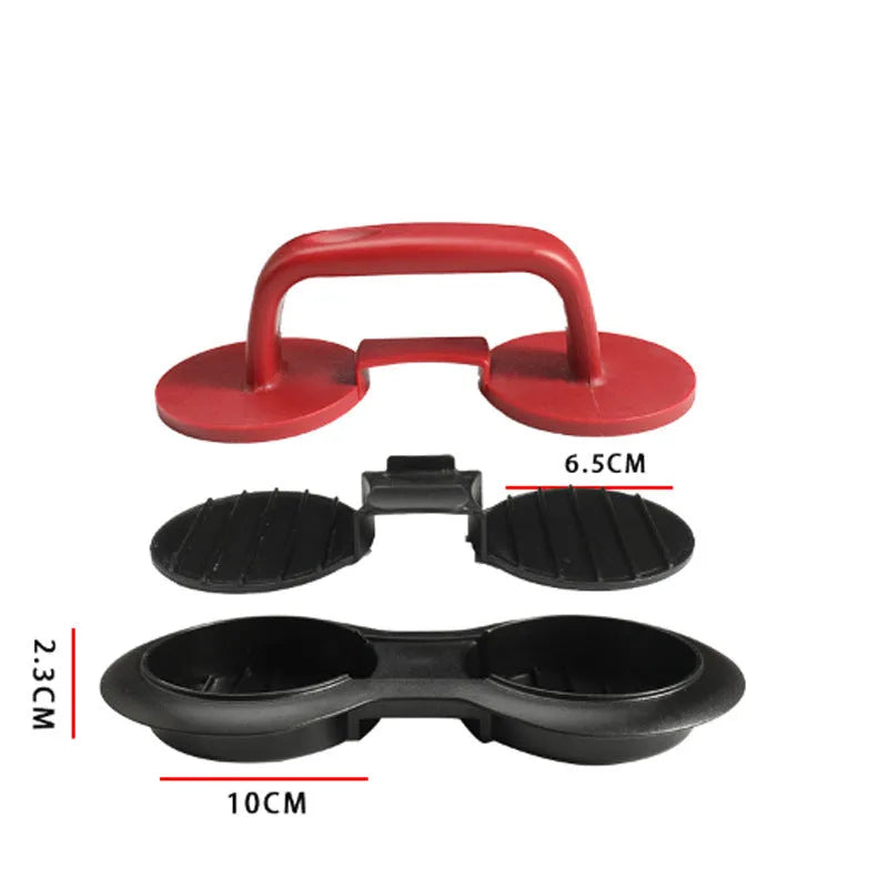 Kitchen burger press hamburger mold gadget with oil paper liners food-grade ABS black red