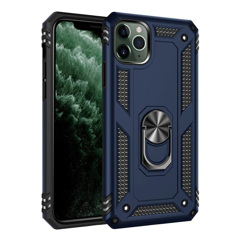 Protective phone case for Apple iPhone models constructed from TPU and PC materials