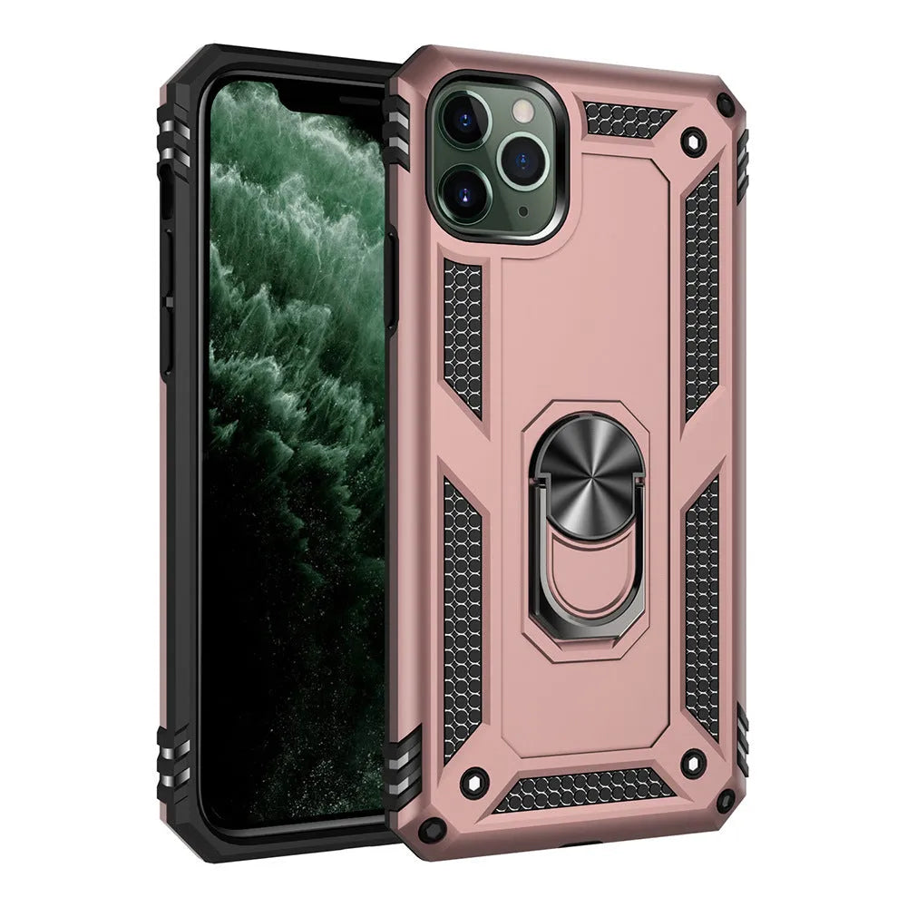 Protective phone case for Apple iPhone models constructed from TPU and PC materials