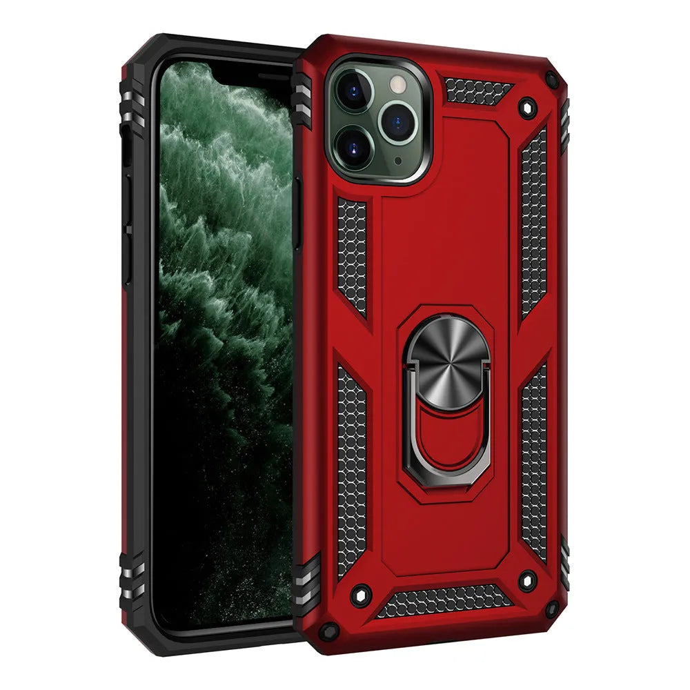 Protective phone case for Apple iPhone models constructed from TPU and PC materials