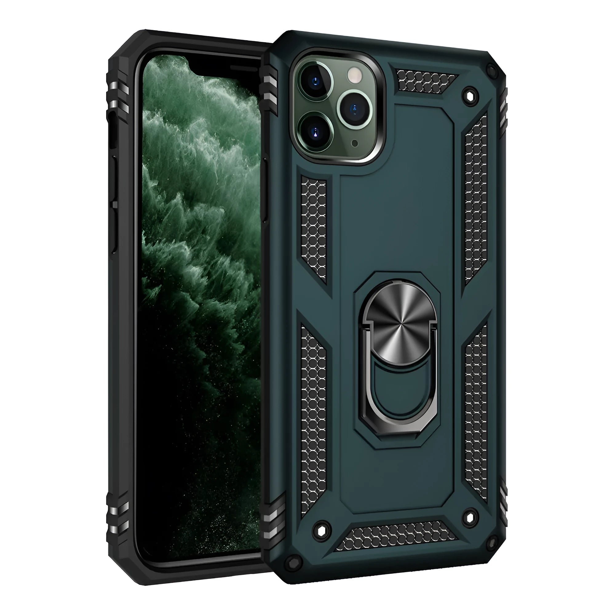 Protective phone case for Apple iPhone models constructed from TPU and PC materials