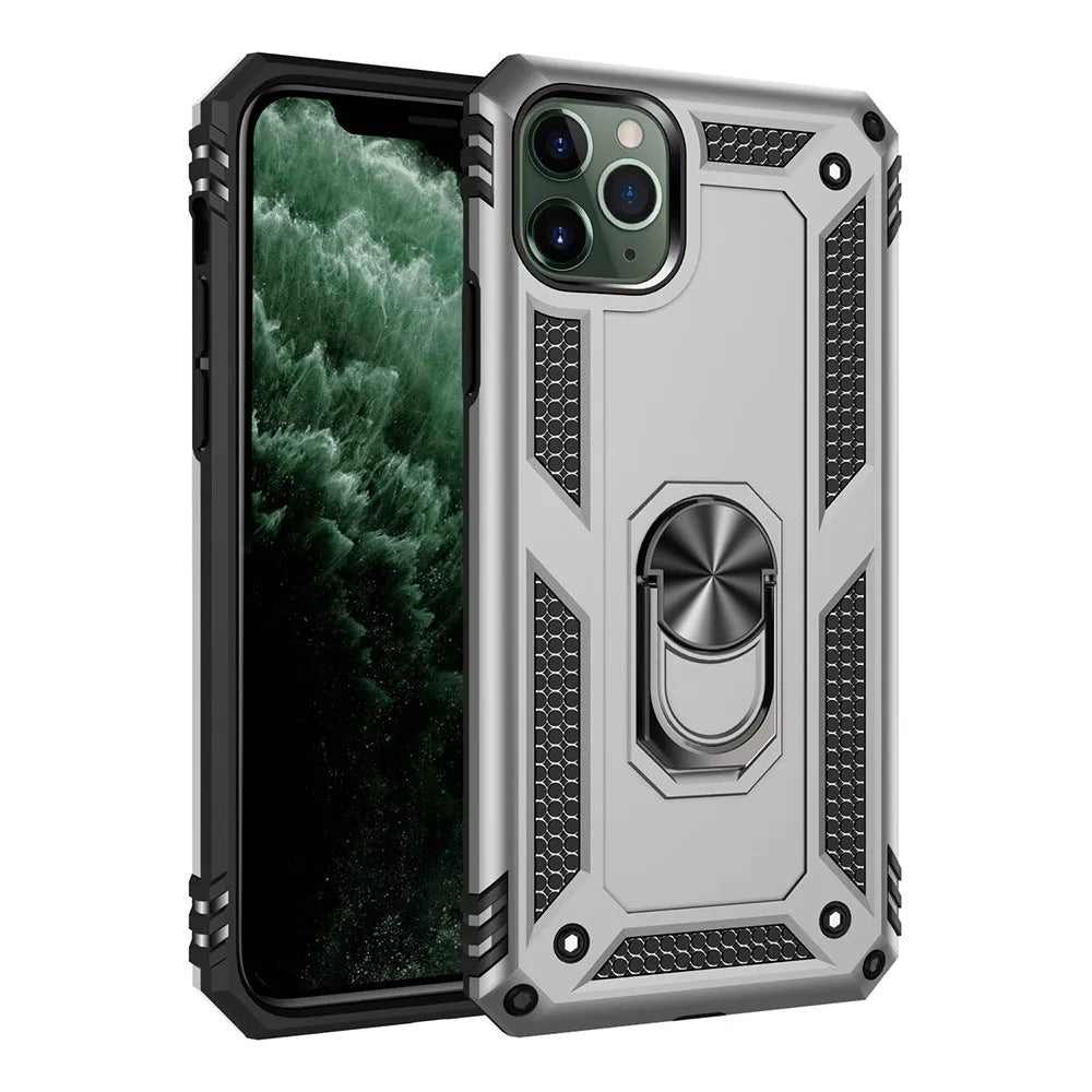 Protective phone case for Apple iPhone models constructed from TPU and PC materials