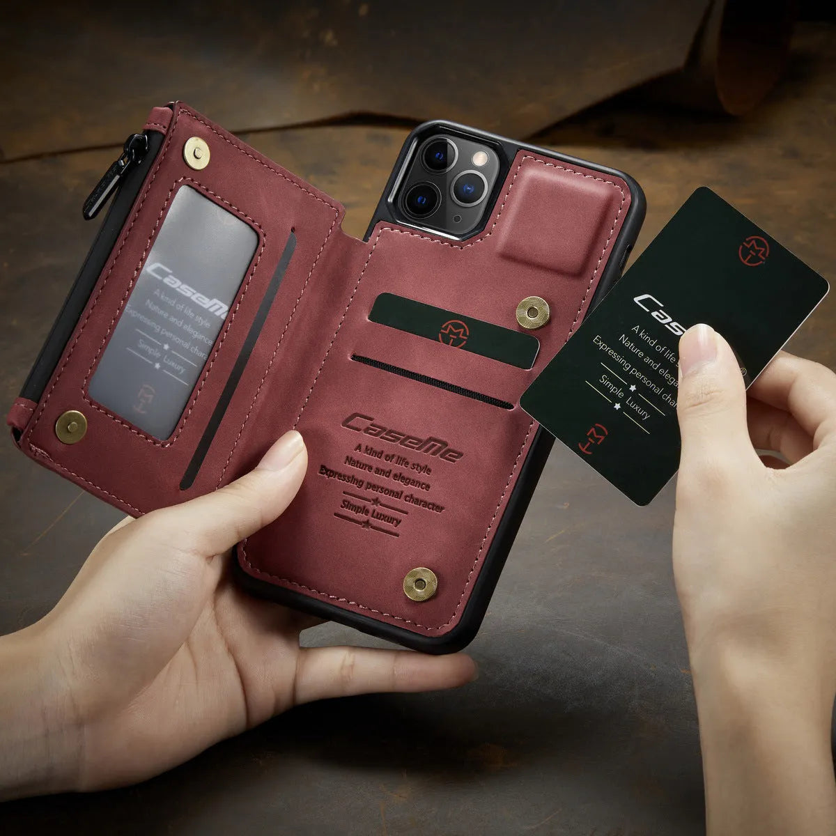 Frosted back protective phone cover for iPhone in black, shown on a phone with solid colour design.