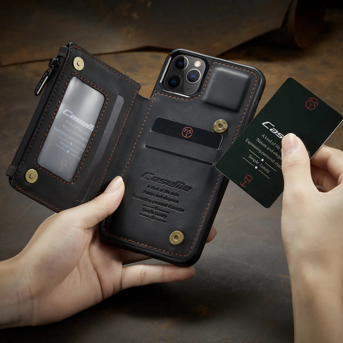 Frosted back protective phone cover for iPhone in black, shown on a phone with solid colour design.