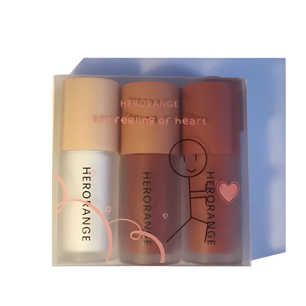 Matte whitening primer lip milk lip gloss set three packs Milkshake Lip Glaze