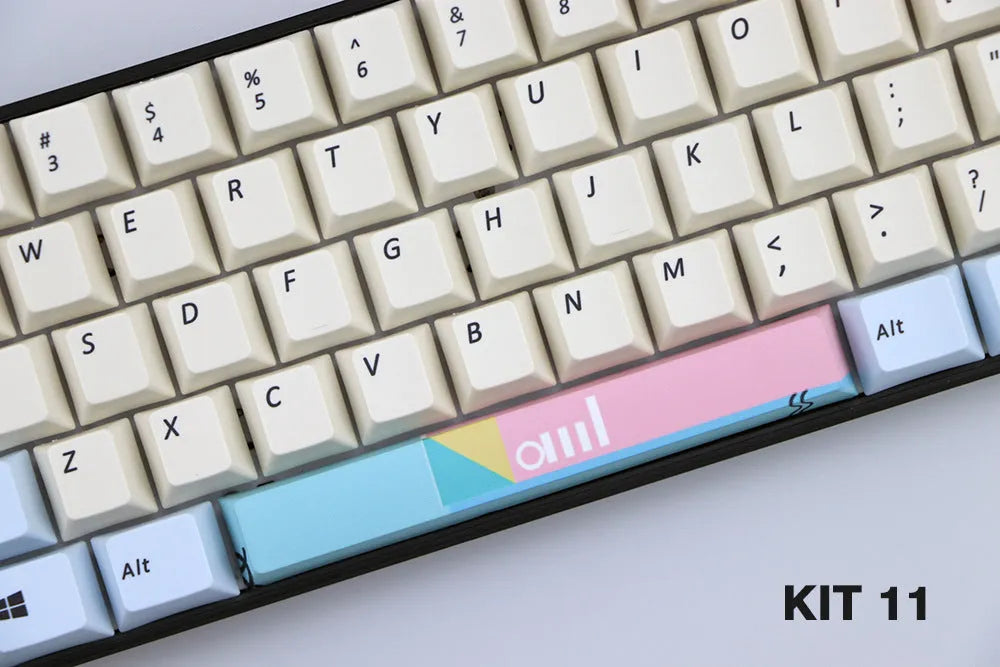 PBT 6.25U space bar keycap for Cherry profile mechanical keyboards in multiple colour options