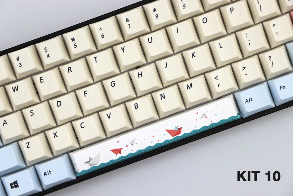PBT 6.25U space bar keycap for Cherry profile mechanical keyboards in multiple colour options