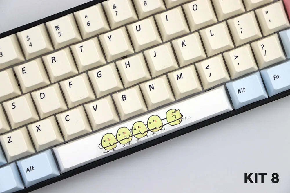 PBT 6.25U space bar keycap for Cherry profile mechanical keyboards in multiple colour options
