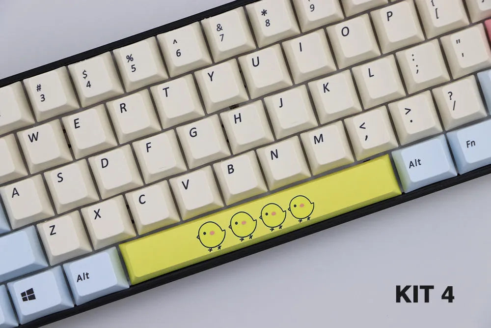 PBT 6.25U space bar keycap for Cherry profile mechanical keyboards in multiple colour options
