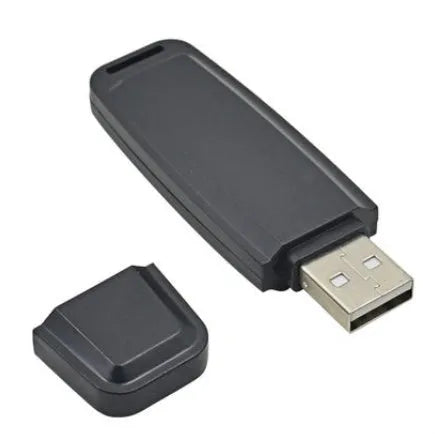 SK-001 black and white creative USB flash drive with plastic shell showing dimensions 70mm x 21mm x 9.4mm