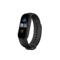 Smart sports bracelet with heart rate and blood pressure monitoring on wrist