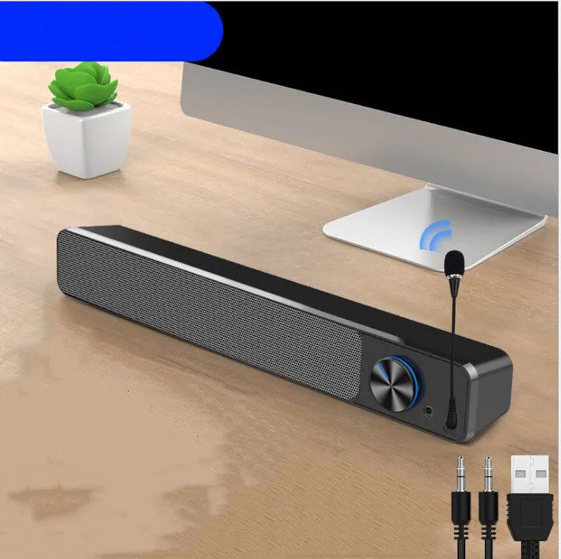 G18 black and white 2.0 channel desktop computer speaker with ABS PC construction