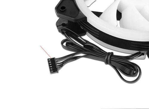 12cm camouflage pattern PC chassis fan with RGB LED lighting