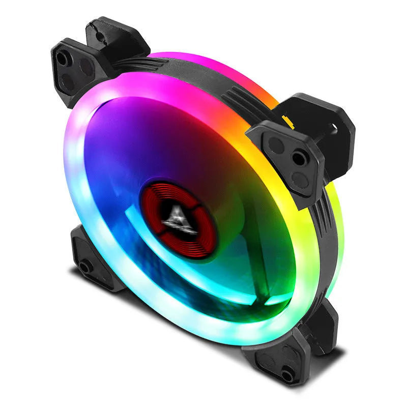 12cm camouflage pattern PC chassis fan with RGB LED lighting