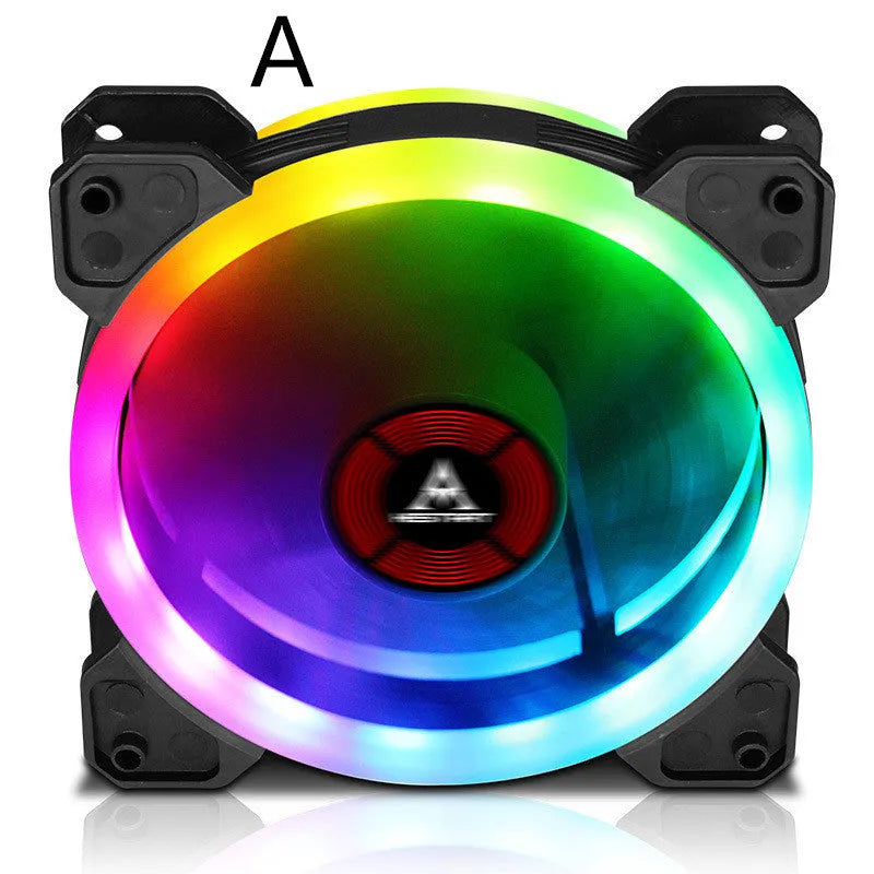 12cm camouflage pattern PC chassis fan with RGB LED lighting