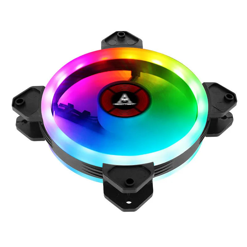 12cm camouflage pattern PC chassis fan with RGB LED lighting