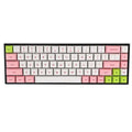 68-key PBT mechanical keyboard keycap set with double-shot moulded legends in nine colour options