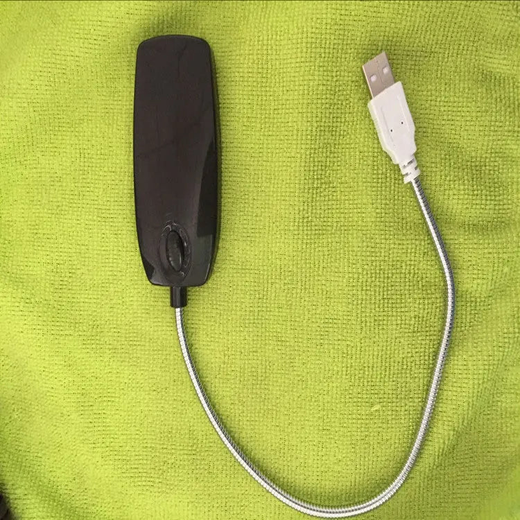 Flexible USB LED reading light with adjustable gooseneck neck in four colour options