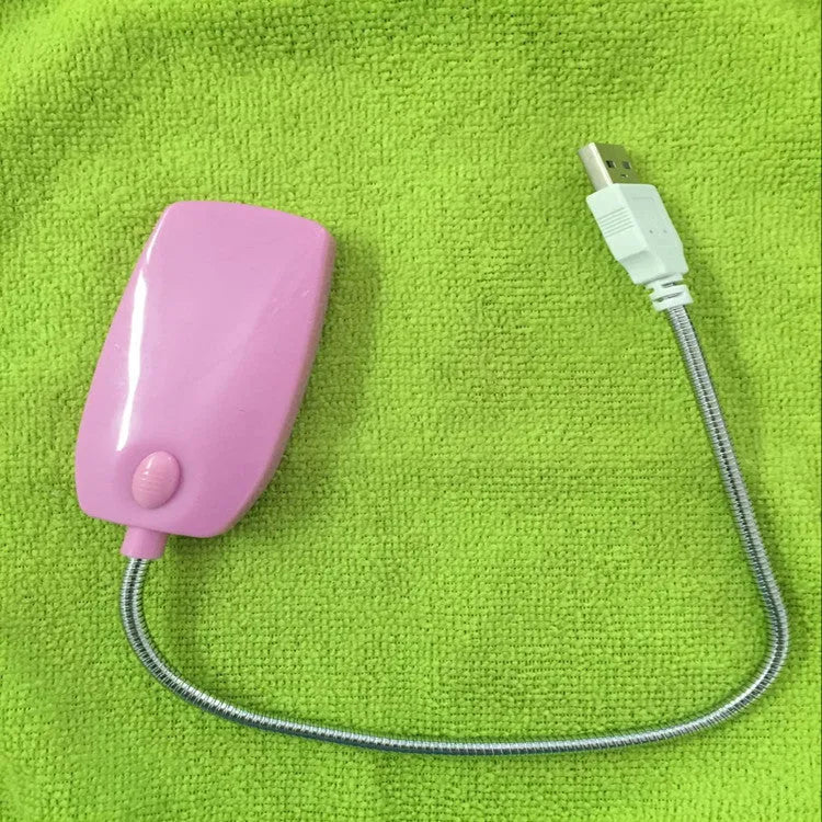 Flexible USB LED reading light with adjustable gooseneck neck in four colour options