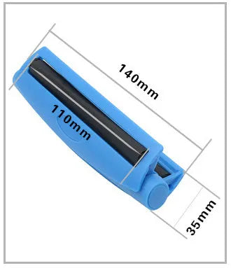 Manual cigarette maker for shredded tobacco with 110mm cone in six colour options
