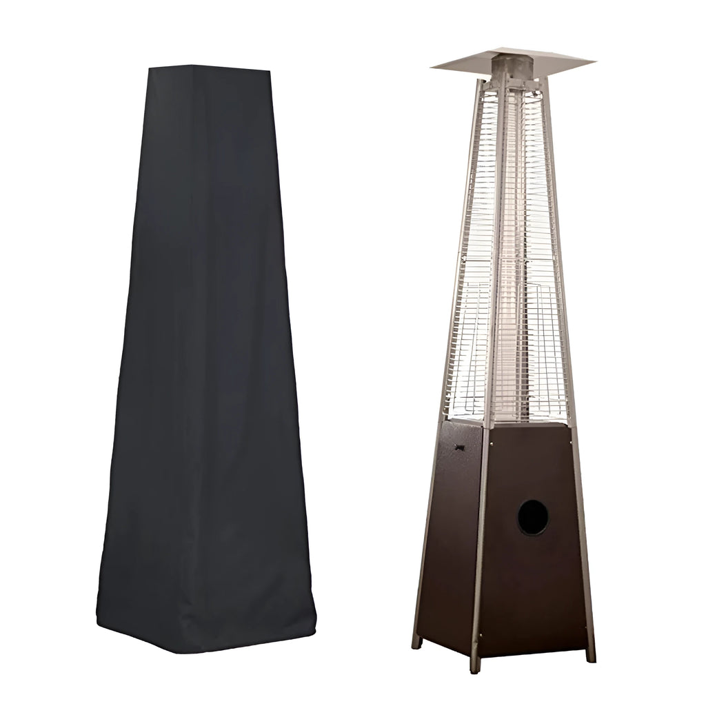Outdoor patio heater cover 210D Oxford cloth waterproof anti-UV for 221x61x53cm heaters