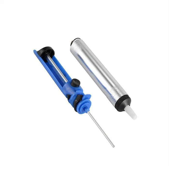 GS-107 manual solder sucker desoldering tool in blue, gold or silver with 330mm ABS plastic body