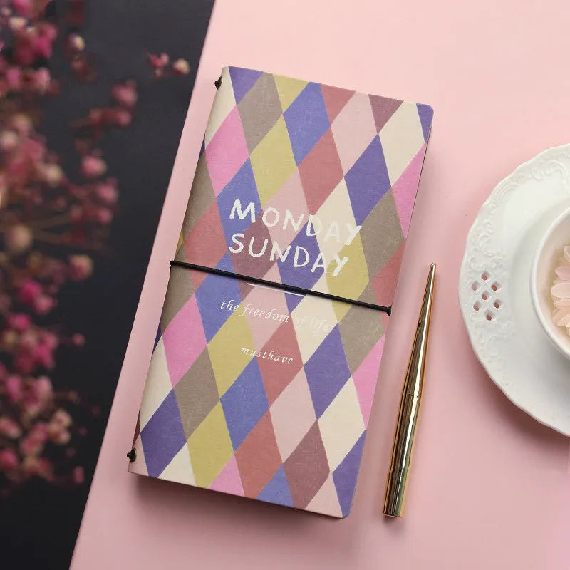 TN hand book notebook with soft cover in small fresh design